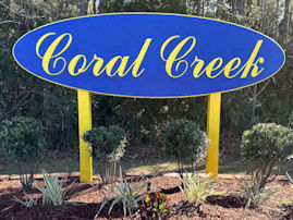 Coral Creek community entrance